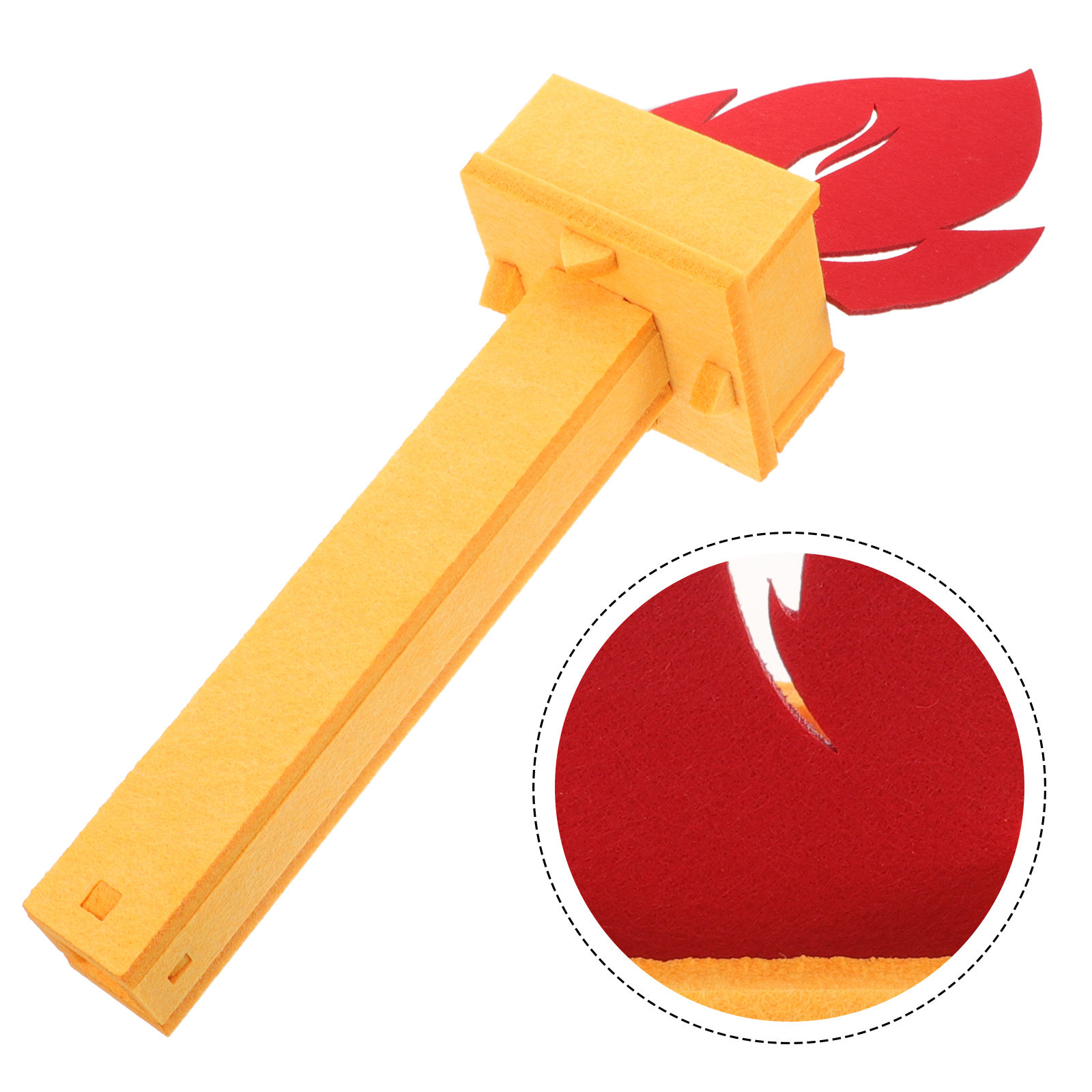 Cosplay Prop Designer - Artificial 3D Torch Prop Lightweight Creative