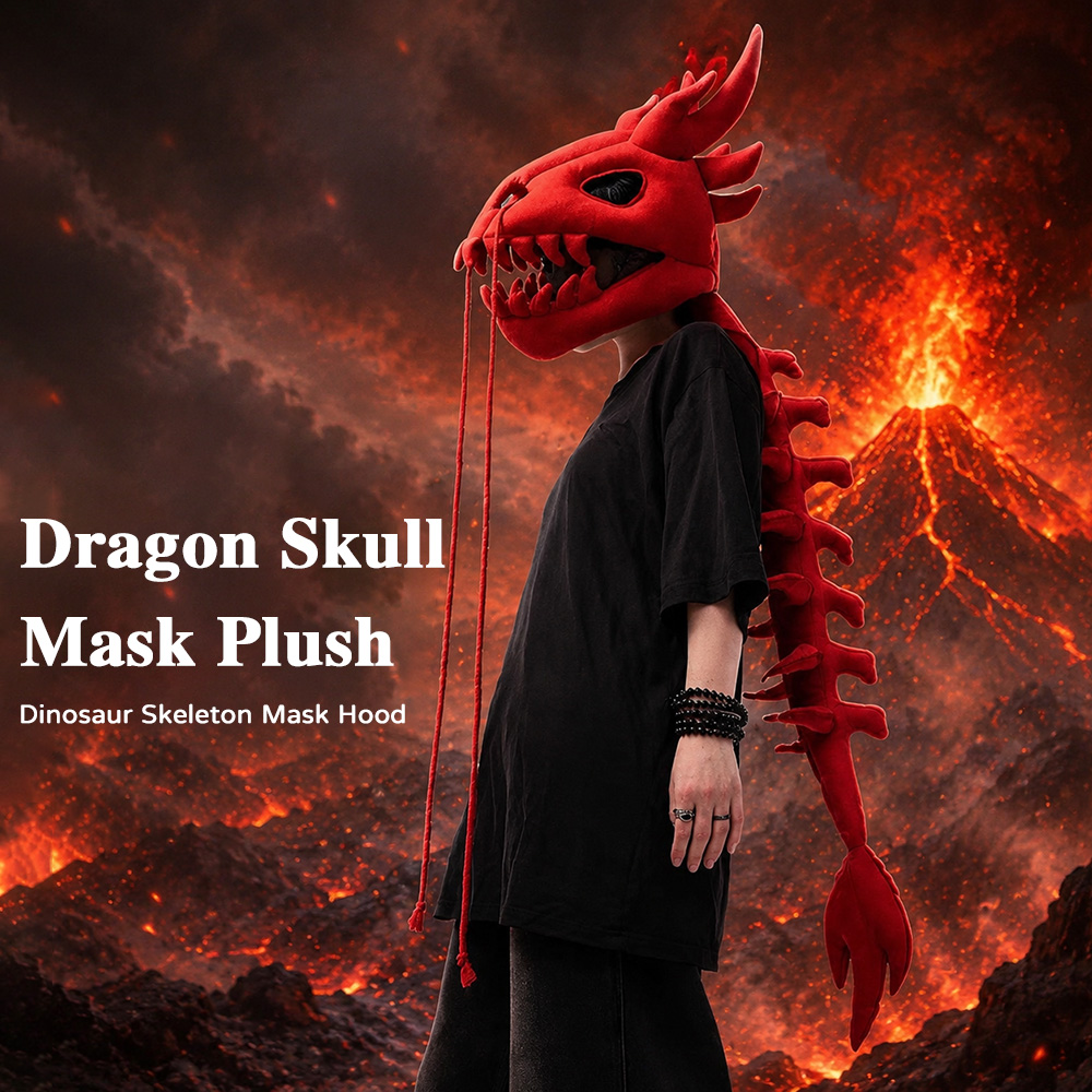 Dinosaur Skeleton Plush Headge - Cosplay Prop Designer 评论和价格