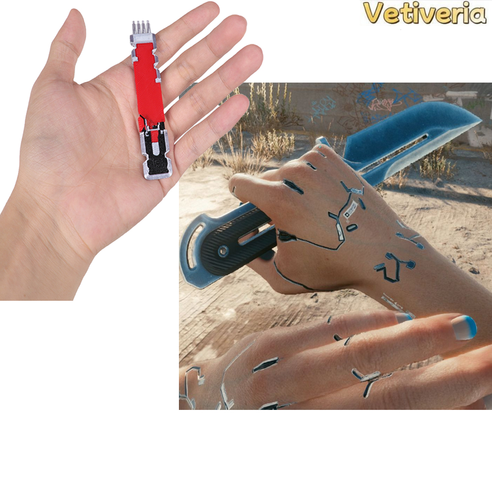 Adult Game 2077 V Chip Props C - Cosplay Prop Knife 评论和价格